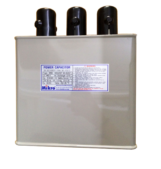 Tụ bù dầu MIKRO 3P 25KVAr 440V ( MMB-445025KT )
